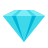 icons8 sparkling diamond