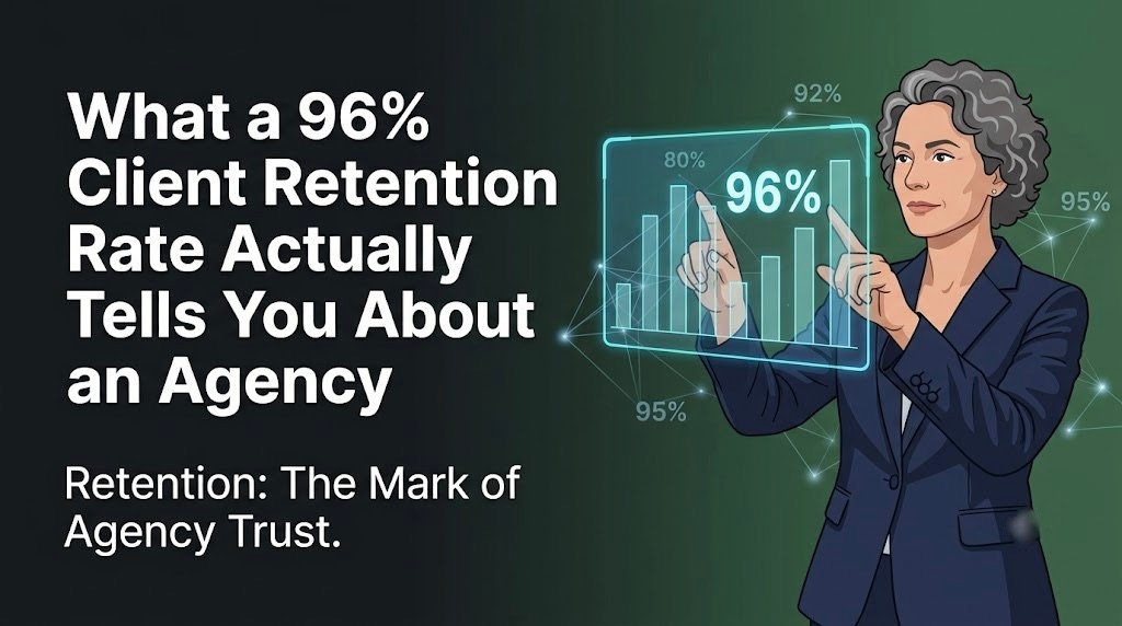 What a 96% Client Retention Rate Actually Tells You About an Agency