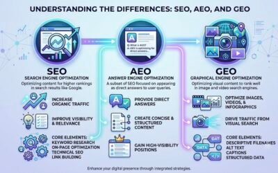 What Is the Difference Between SEO, AEO, and GEO?