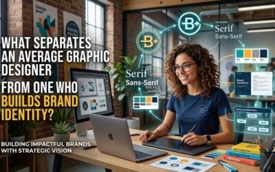 What separates an average graphic designer from one who builds brand identity?