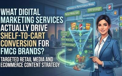 What digital marketing services actually drive shelf-to-cart conversion for FMCG brands?